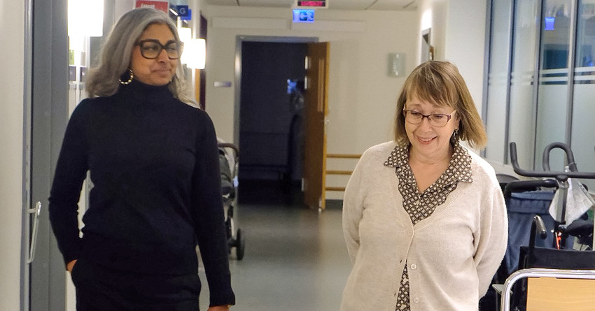 Chatarina Odström och Carina Almroth Lönnberg.