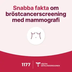 Kampanjbild om mammografi