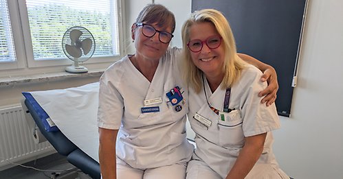 Tuula Schneider och Pernilla Westerberg